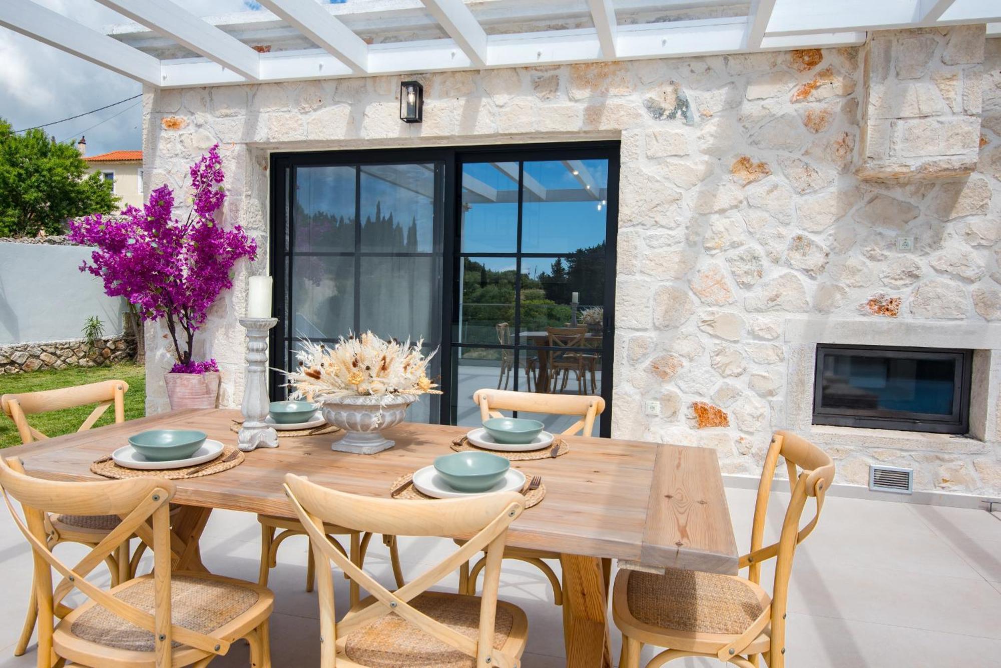 Luz Blanca Villa Agios Leon Buitenkant foto