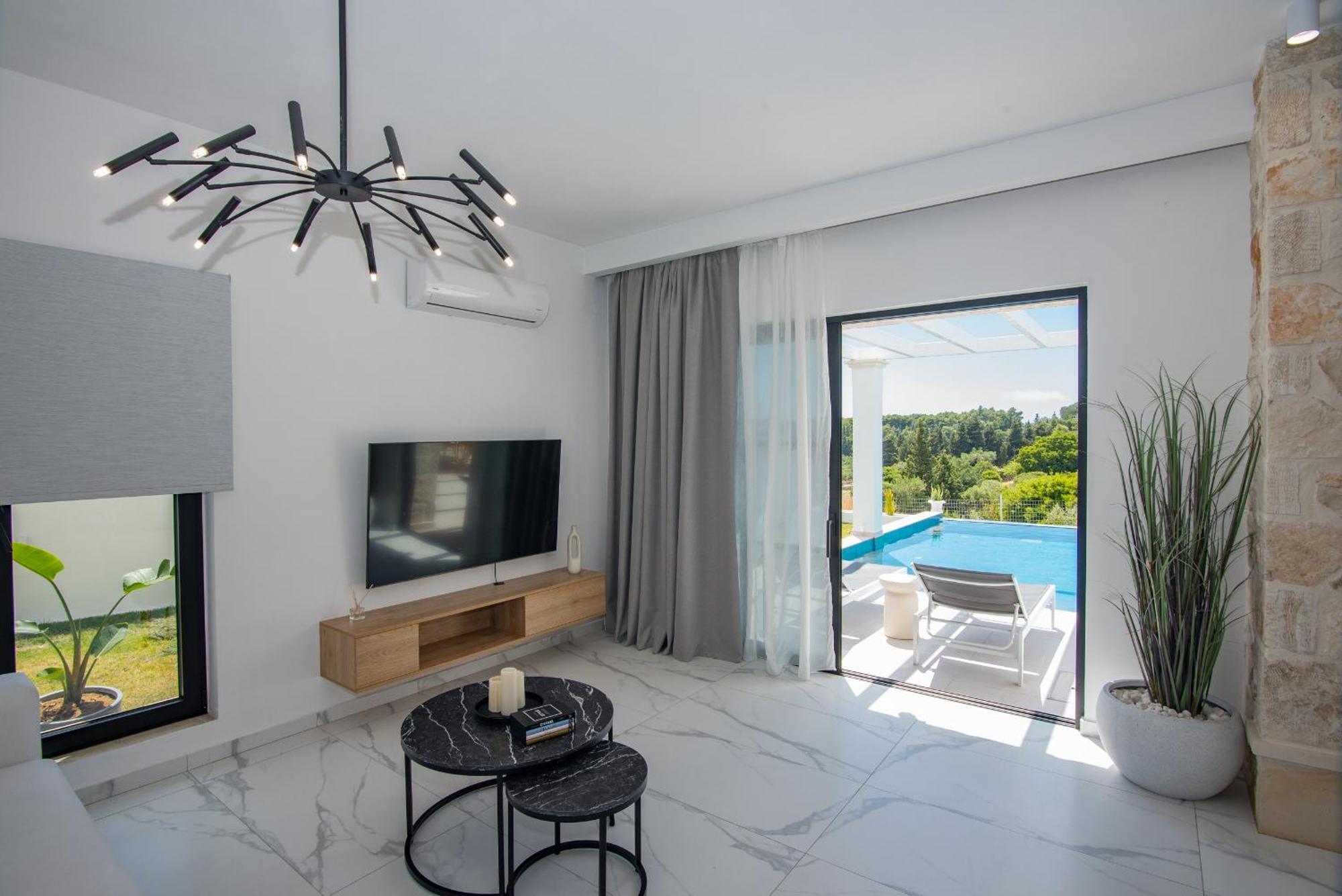 Luz Blanca Villa Agios Leon Buitenkant foto