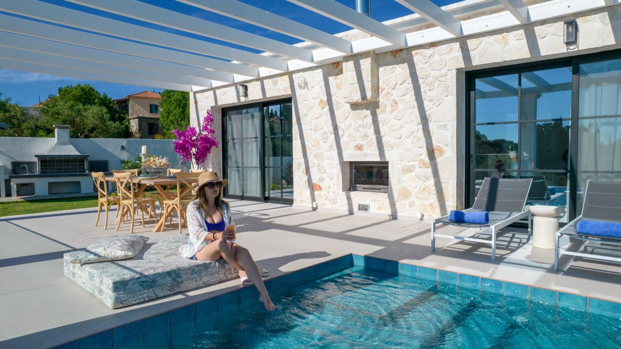 Luz Blanca Villa Agios Leon Buitenkant foto