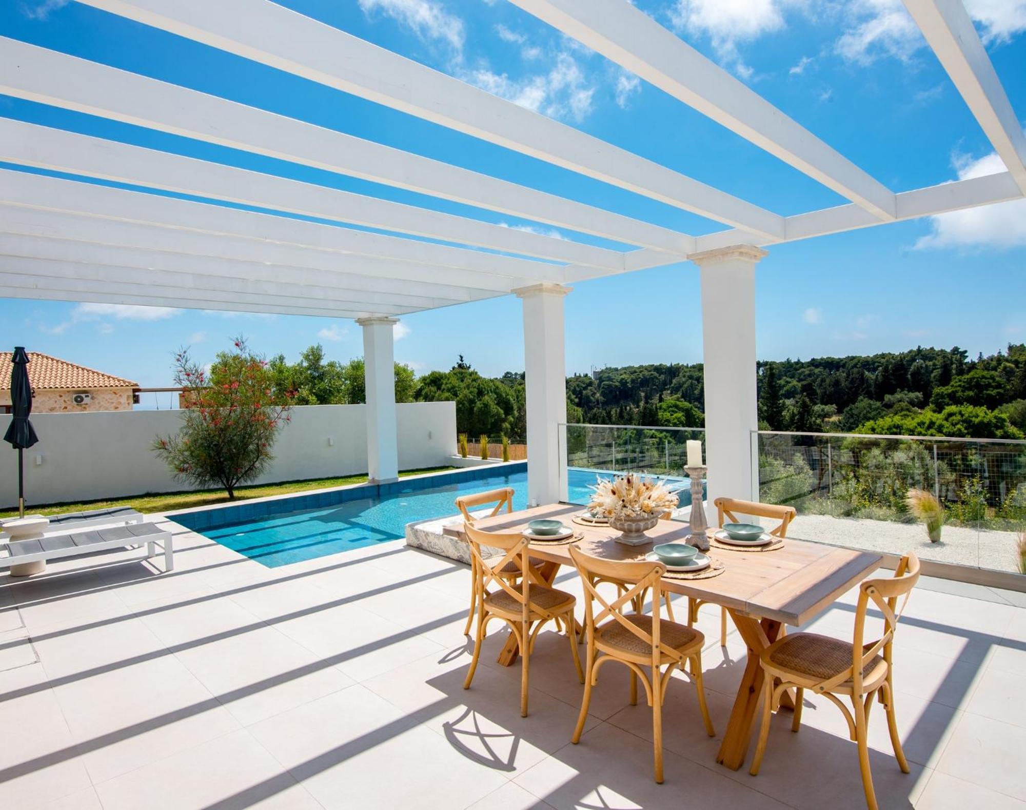 Luz Blanca Villa Agios Leon Buitenkant foto