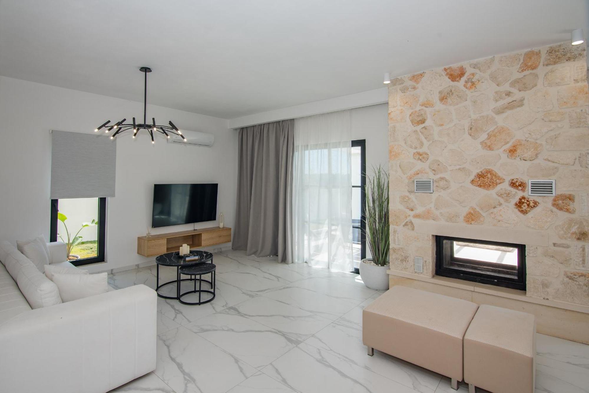Luz Blanca Villa Agios Leon Buitenkant foto