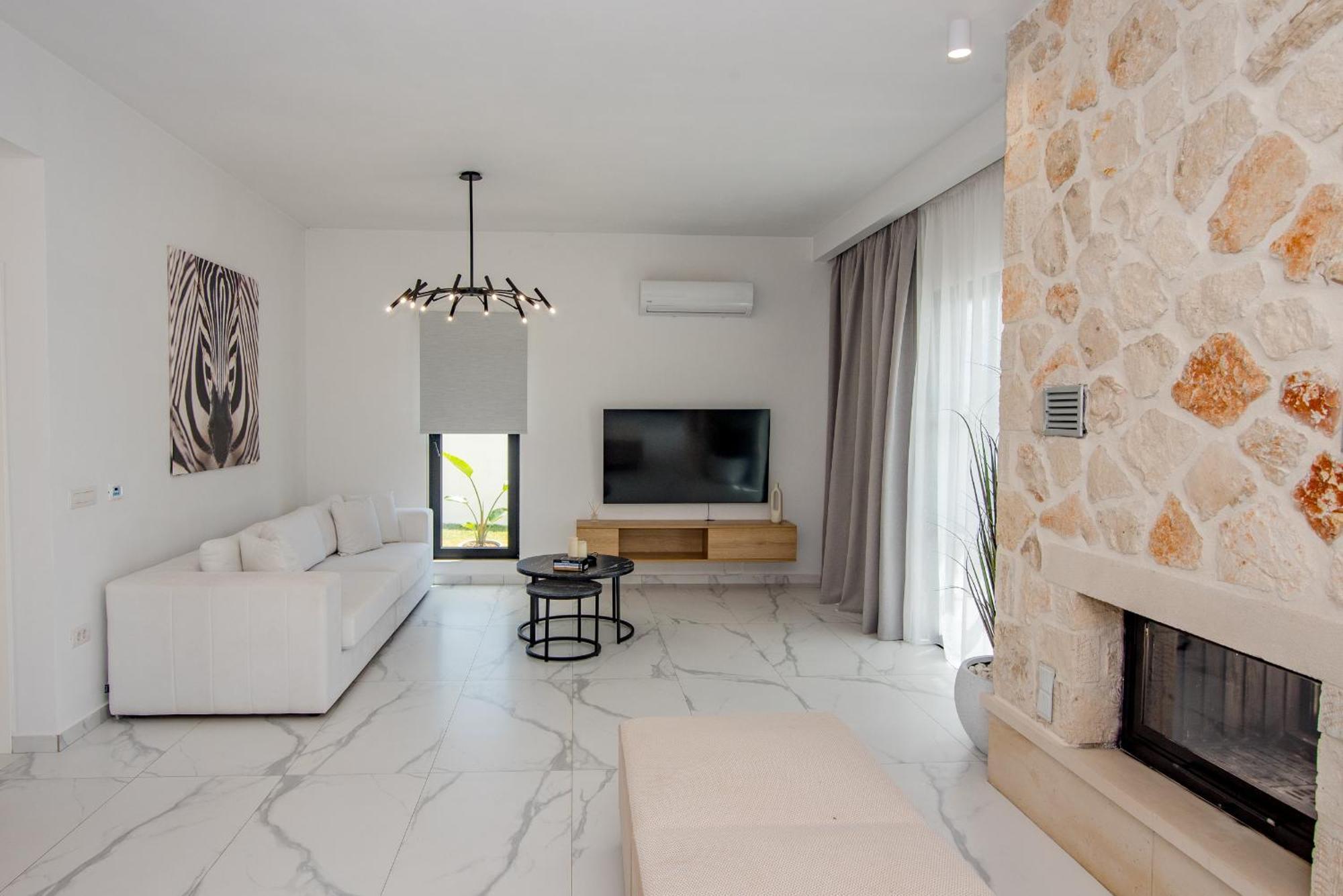 Luz Blanca Villa Agios Leon Buitenkant foto