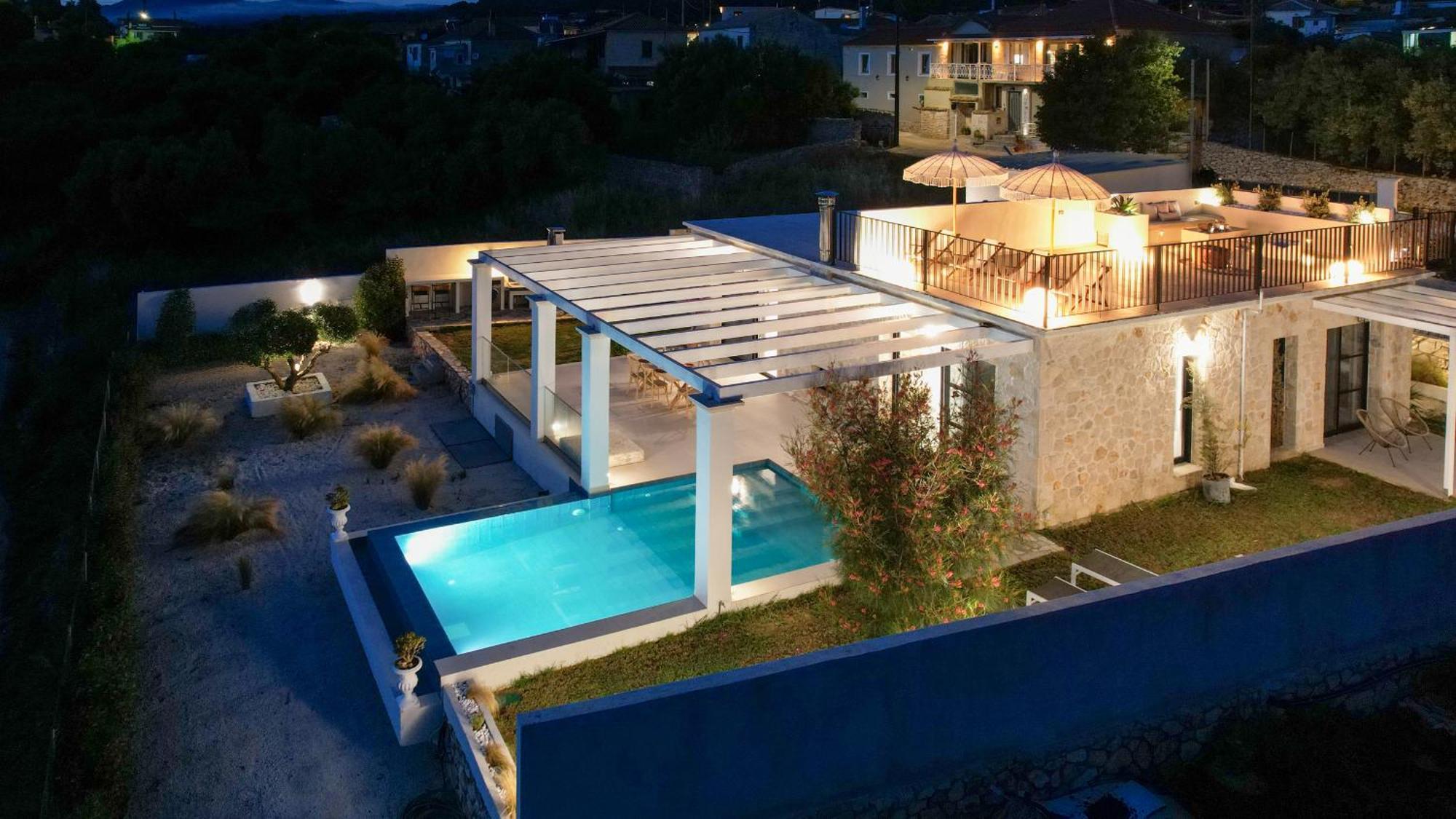 Luz Blanca Villa Agios Leon Buitenkant foto