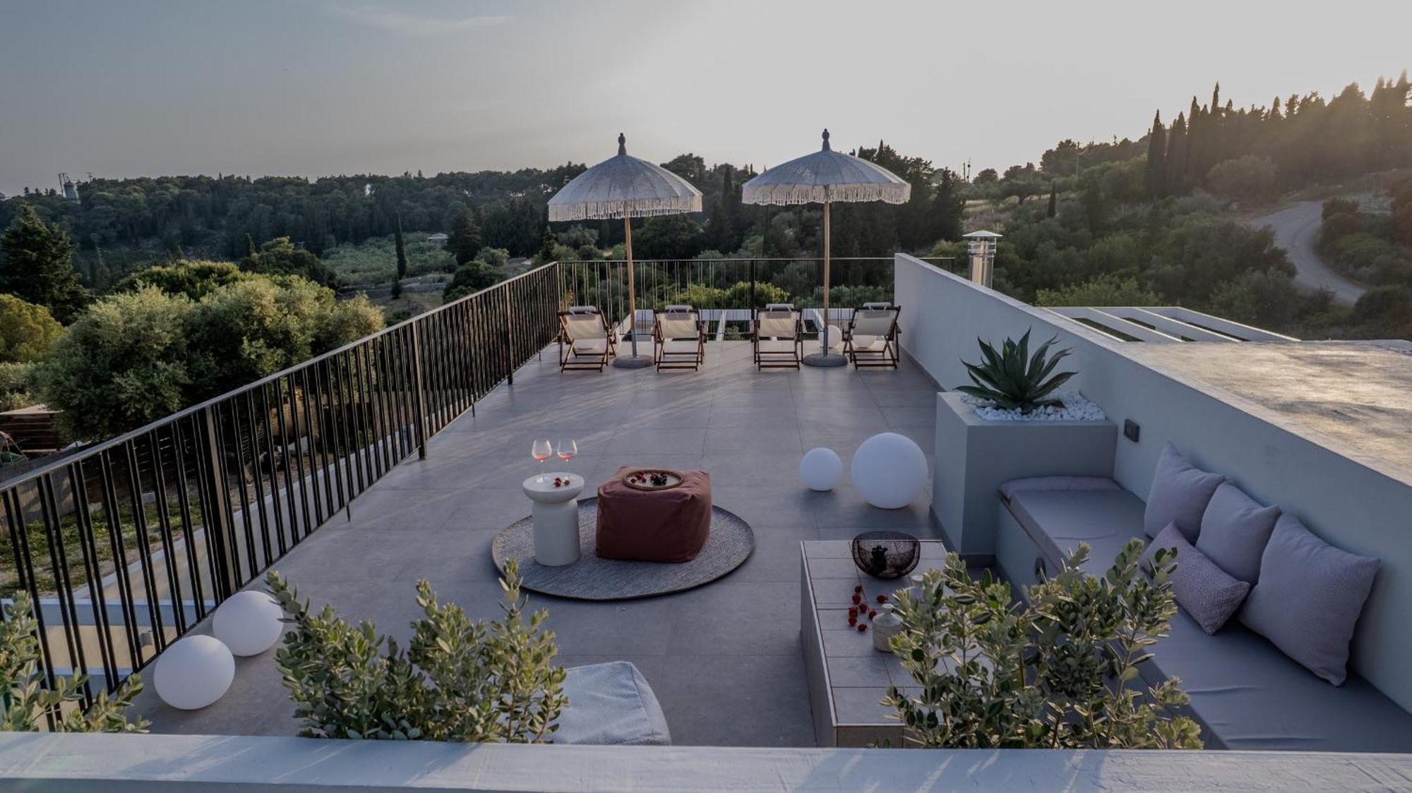 Luz Blanca Villa Agios Leon Buitenkant foto