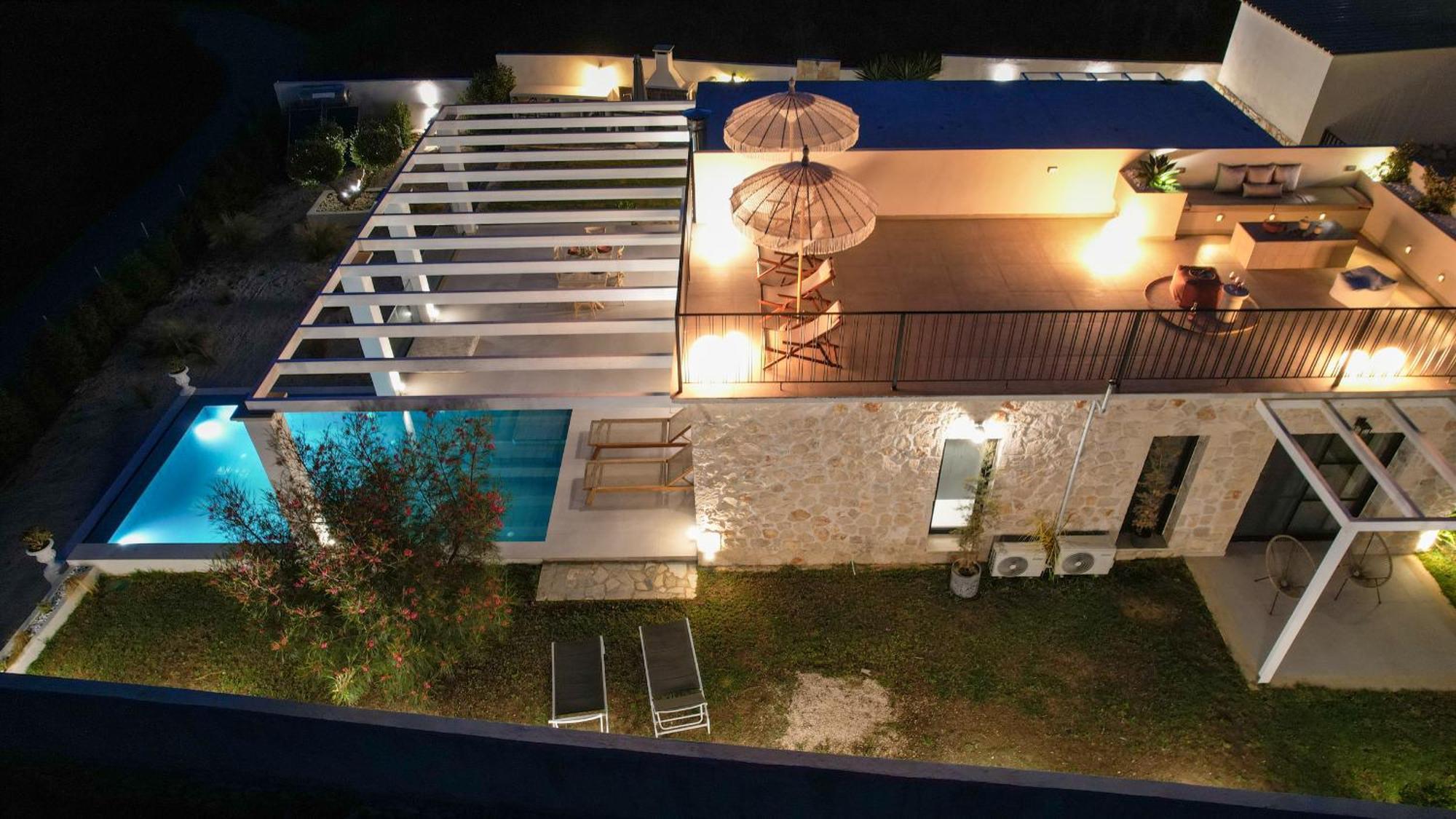 Luz Blanca Villa Agios Leon Buitenkant foto