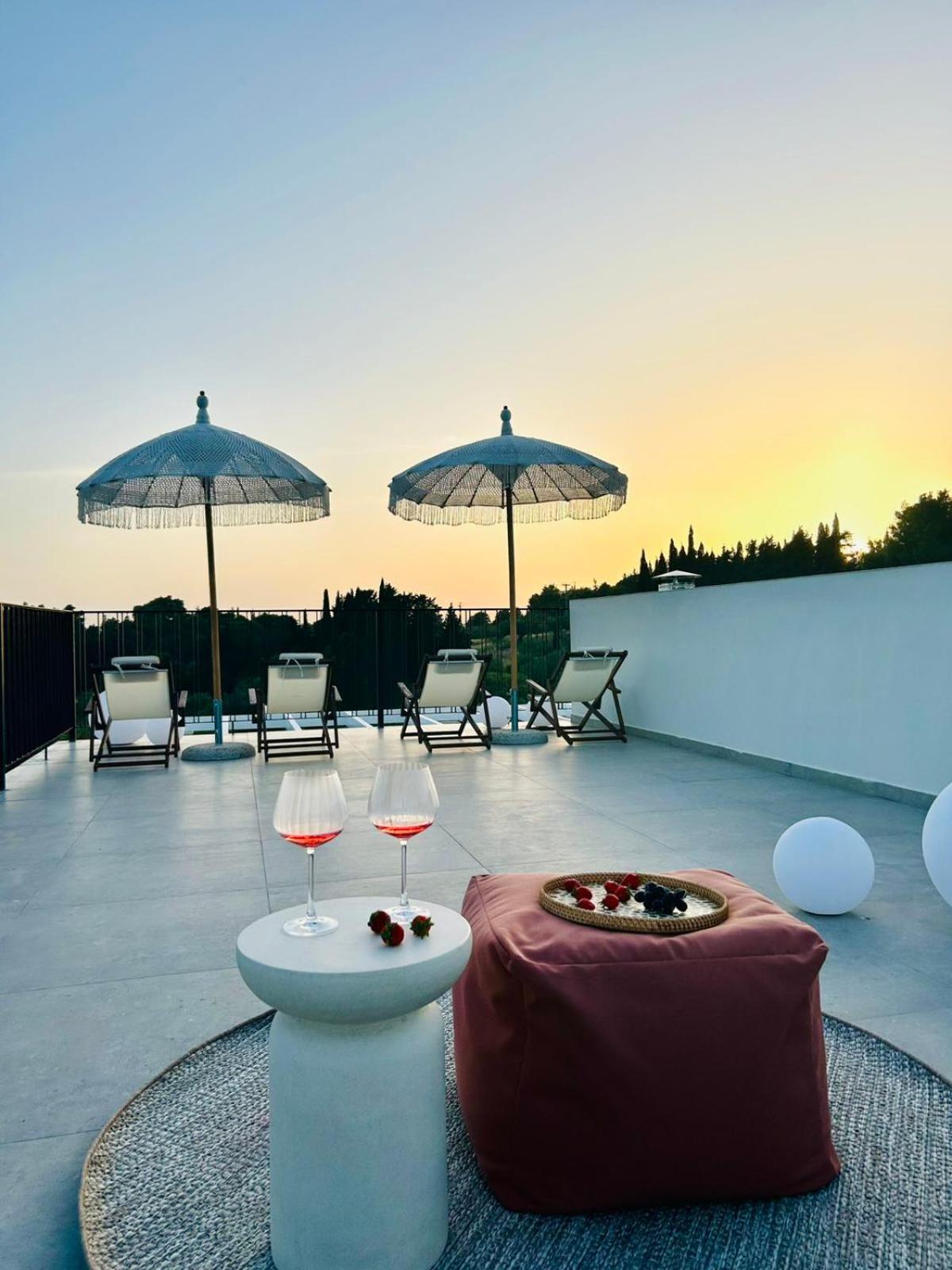Luz Blanca Villa Agios Leon Buitenkant foto